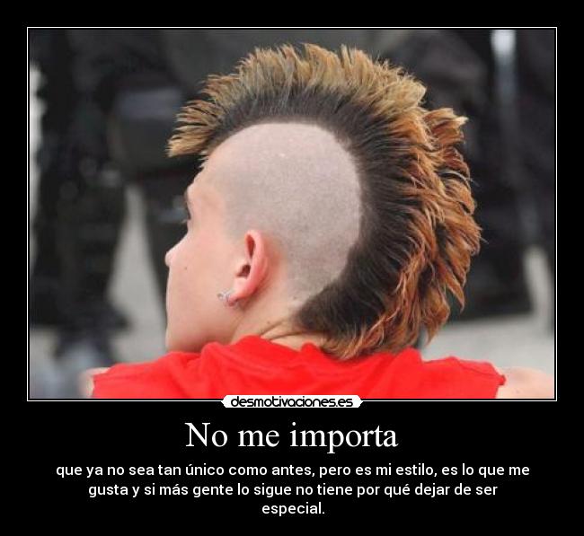 No me importa -