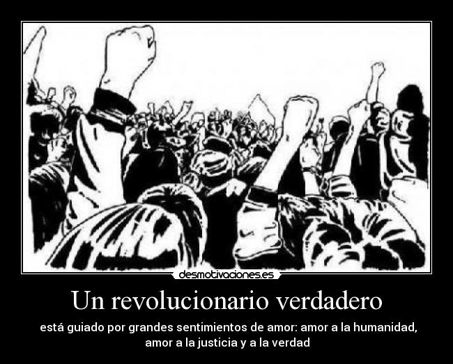 carteles revolucion amor humanidad justicia verdad desmotivaciones