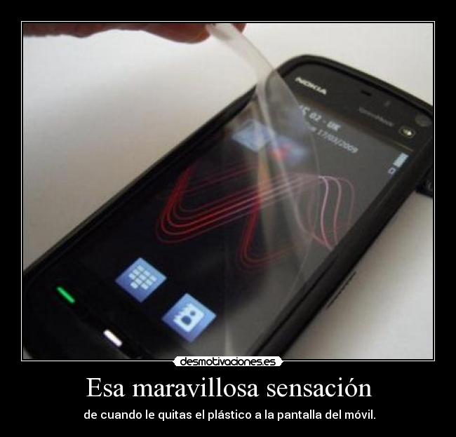 Esa maravillosa sensación -