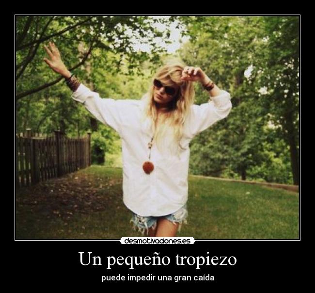 Un pequeño tropiezo - 