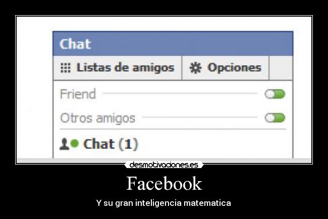 Facebook - Y su gran inteligencia matematica