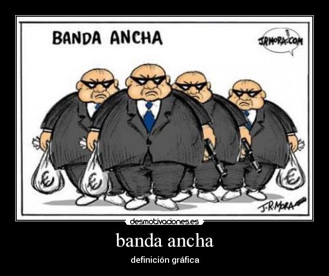 banda ancha - definición gráfica