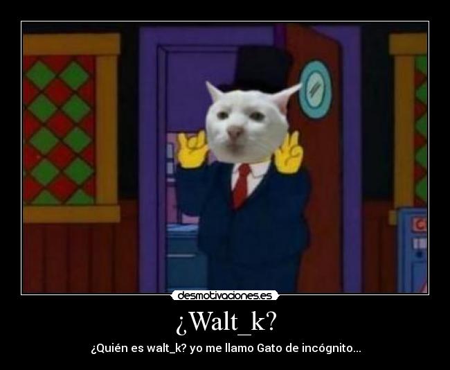 ¿Walt_k? -