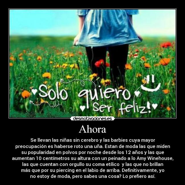 Ahora -