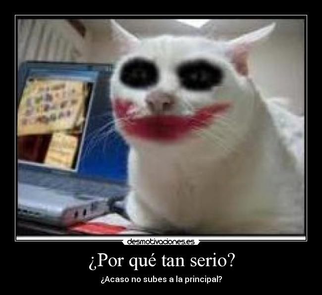 ¿Por qué tan serio? - 