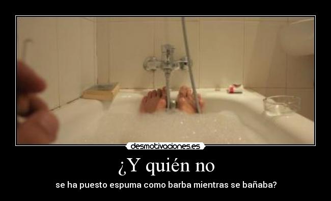 carteles barba banera espuma desmotivaciones
