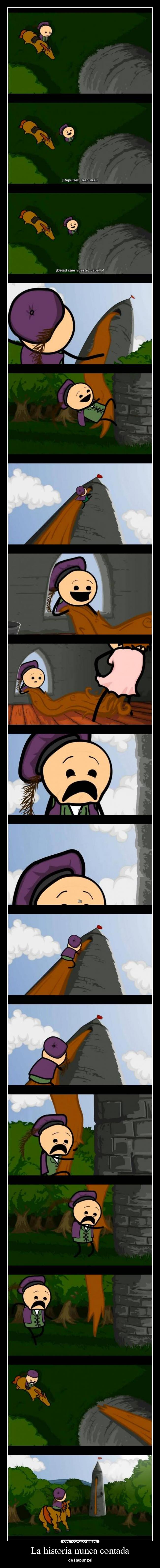 La historia nunca contada - de Rapunzel