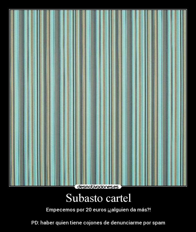 Subasto cartel - 