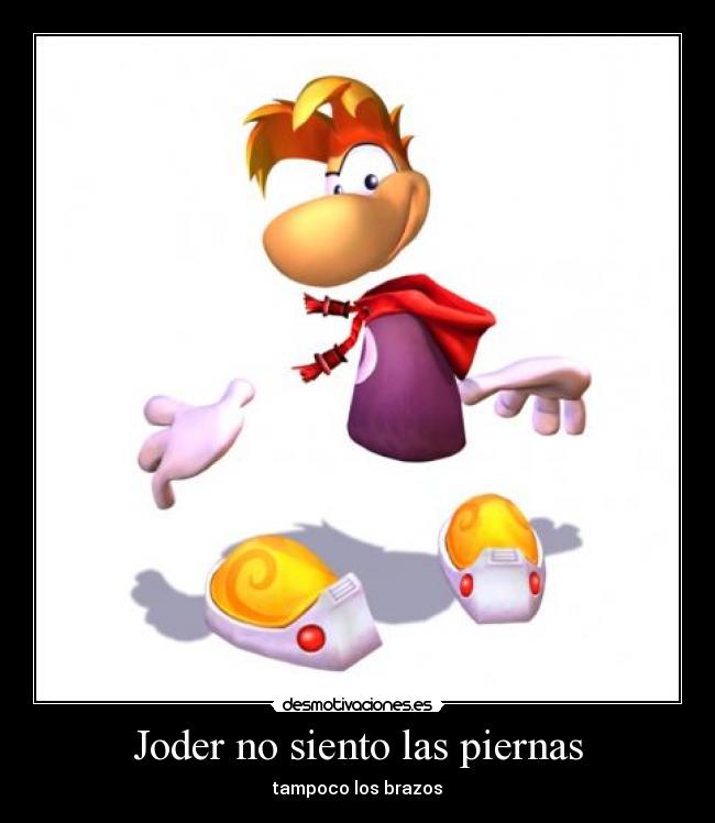 Joder no siento las piernas -