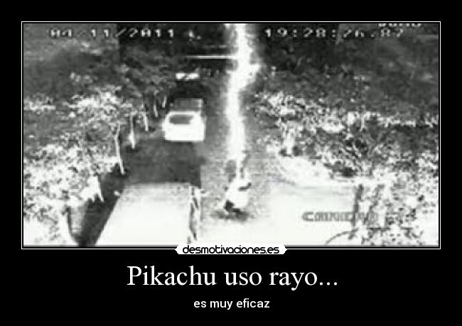 Pikachu uso rayo... - 