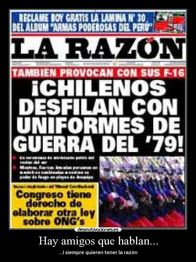 Hay amigos que hablan... - 