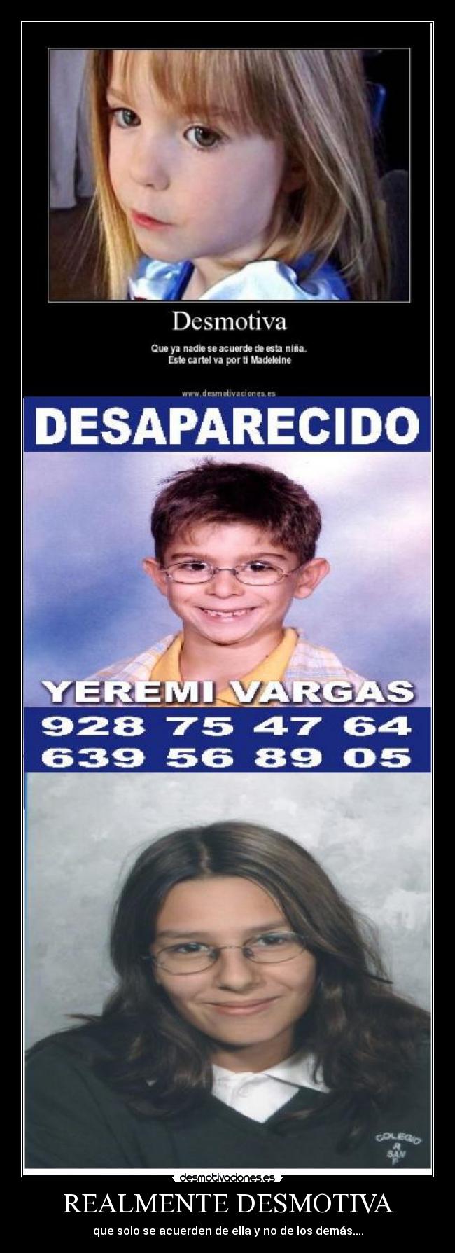 REALMENTE DESMOTIVA - que solo se acuerden de ella y no de los demás....