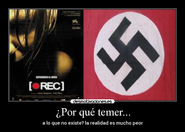 ¿Por qué temer... -