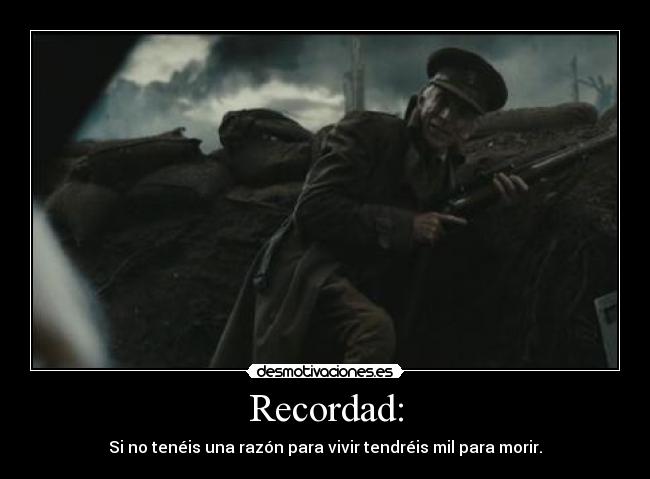 Recordad: -
