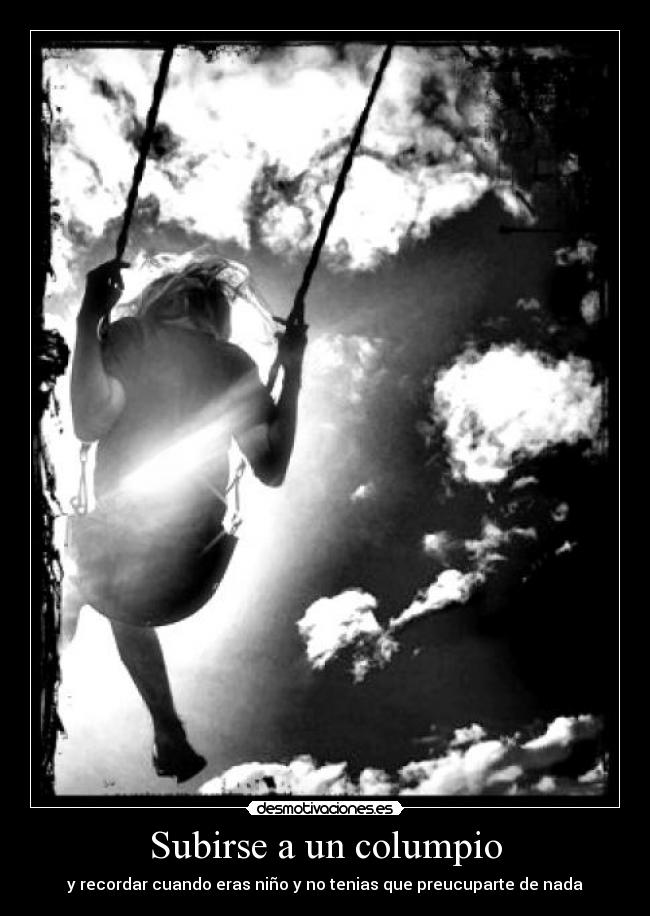 Subirse a un columpio - 