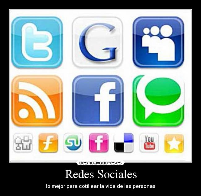 Redes Sociales - lo mejor para cotillear la vida de las personas