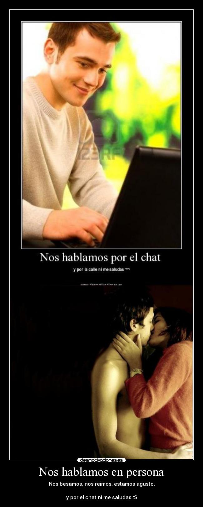 Nos hablamos en persona -