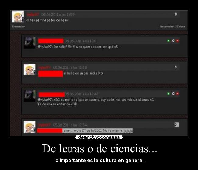 De letras o de ciencias... -