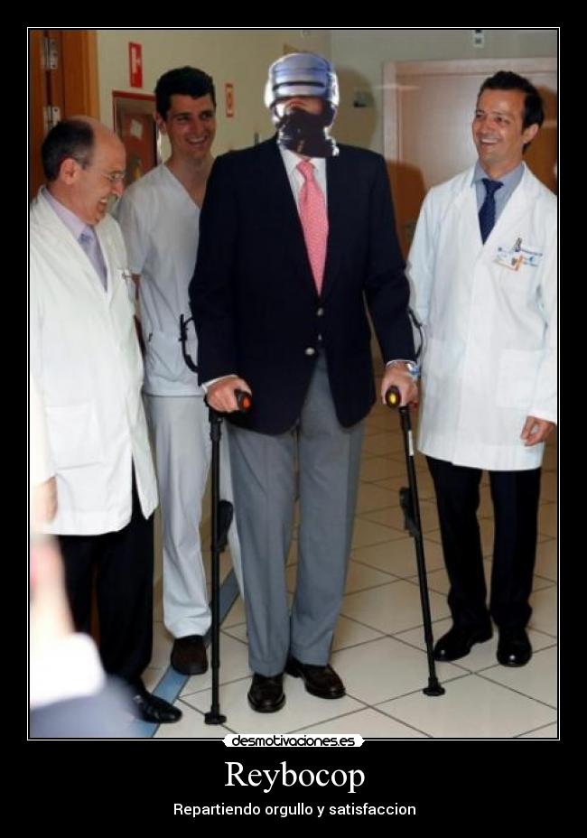 carteles robocop rey desmotivaciones