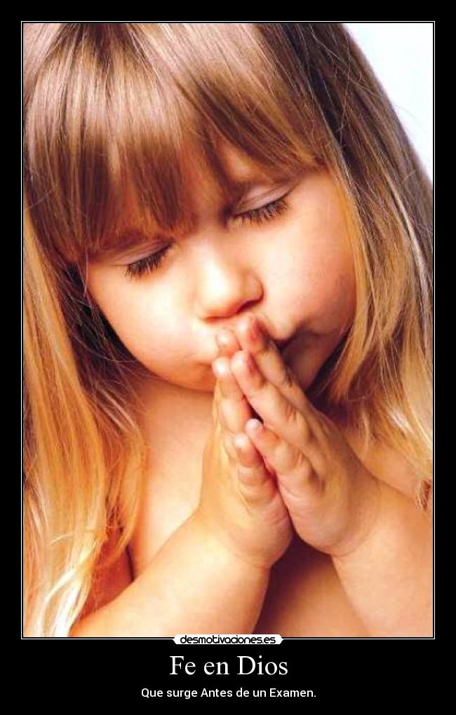 Fe en Dios -