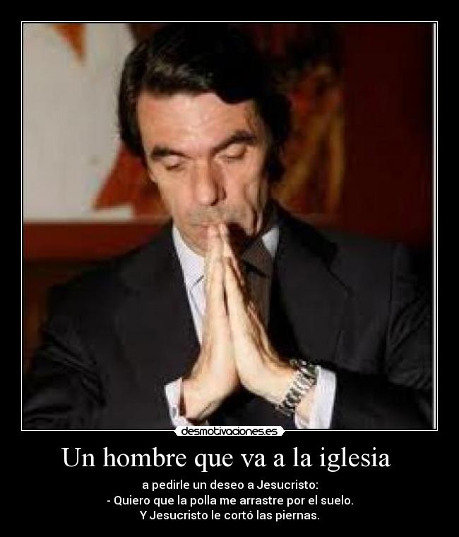 Un hombre que va a la iglesia -