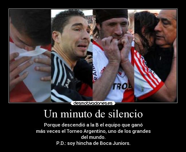 Un minuto de silencio -