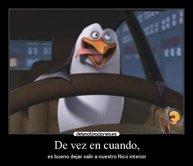 carteles rico los pinguinos madagascar pinguinos skipper cabo kowalski private lol reflexion cierto desmotivaciones