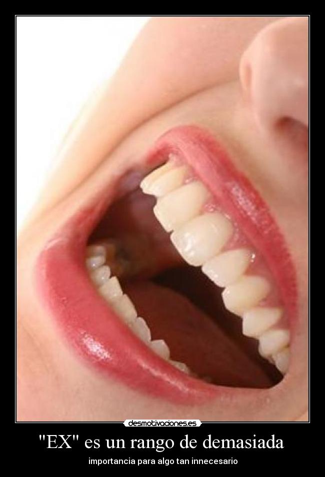 EX es un rango de demasiada  - 