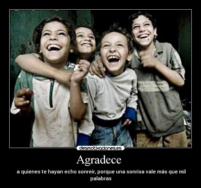 Agradece -