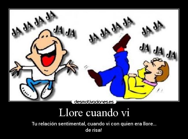Llore cuando vi - 
