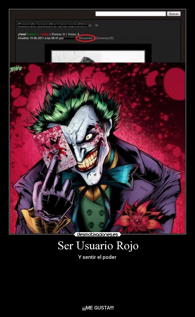 Ser Usuario Rojo -