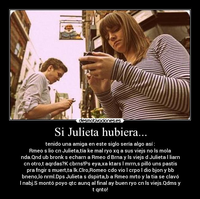 Si Julieta hubiera... - 