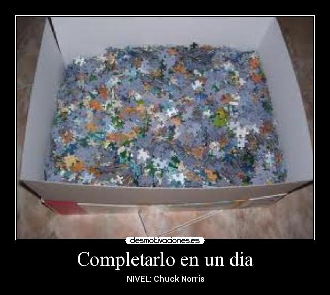 Completarlo en un dia -