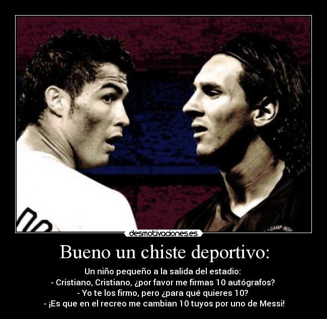 Bueno un chiste deportivo: - 