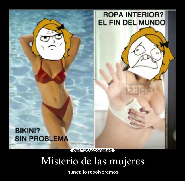 Misterio de las mujeres - nunca lo resolveremos