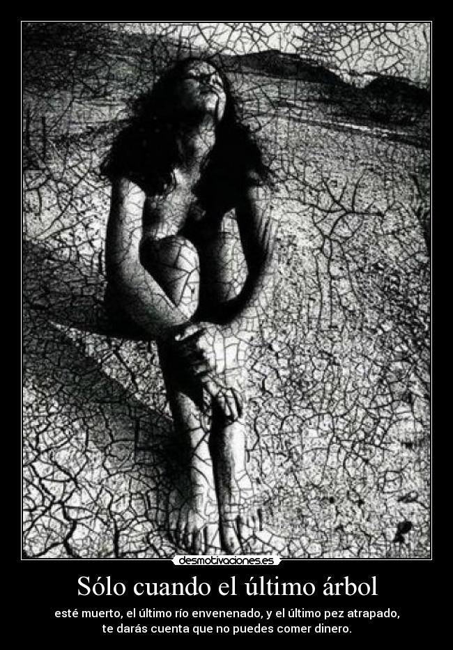 Sólo cuando el último árbol -