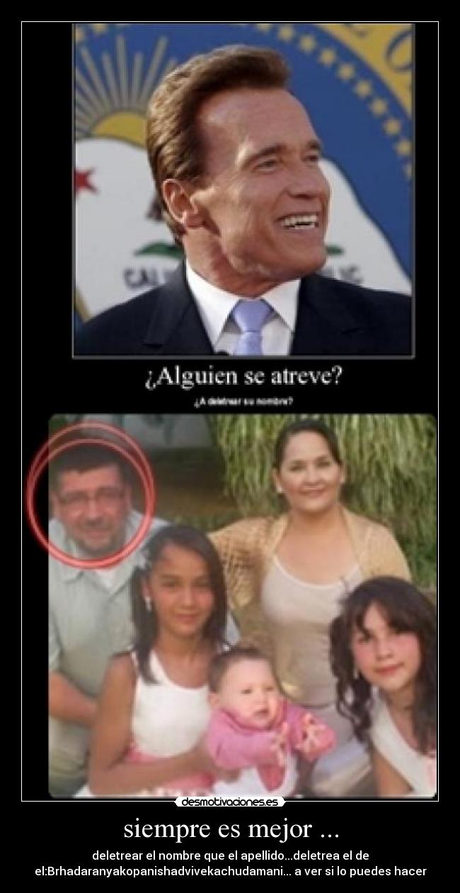 siempre es mejor ... - deletrear el nombre que el apellido...deletrea el de
el:Brhadaranyakopanishadvivekachudamani... a ver si lo puedes hacer