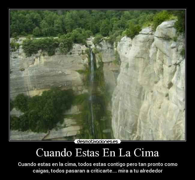 Cuando Estas En La Cima -