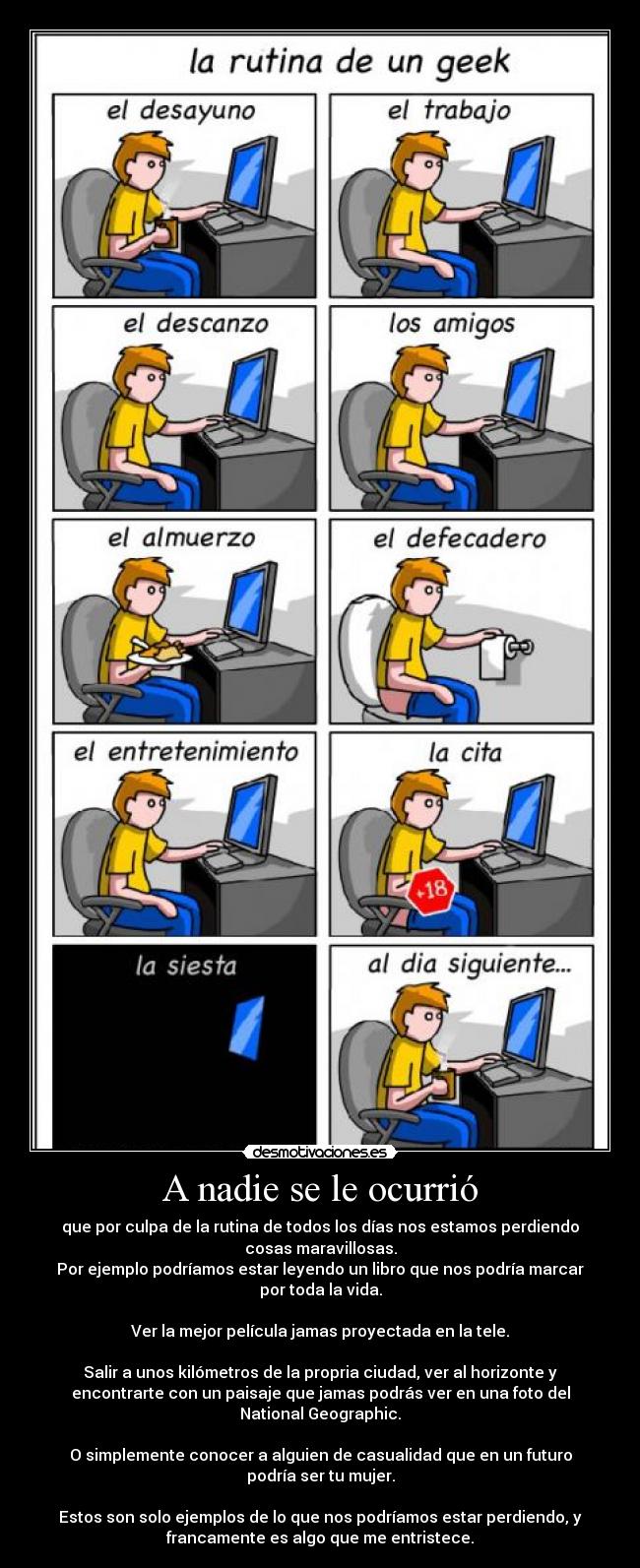 A nadie se le ocurrió -