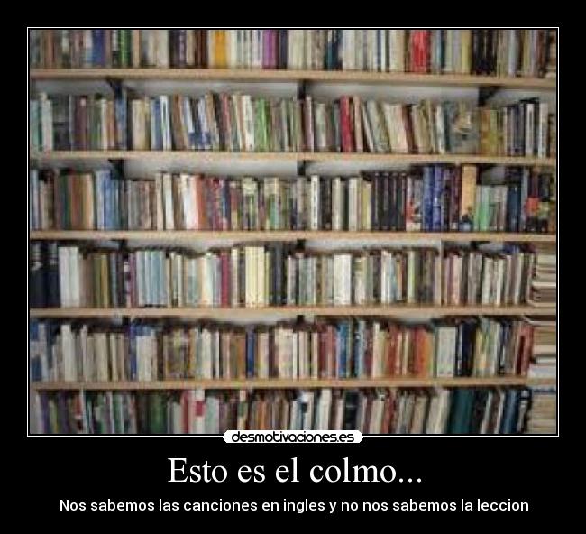 Esto es el colmo... -