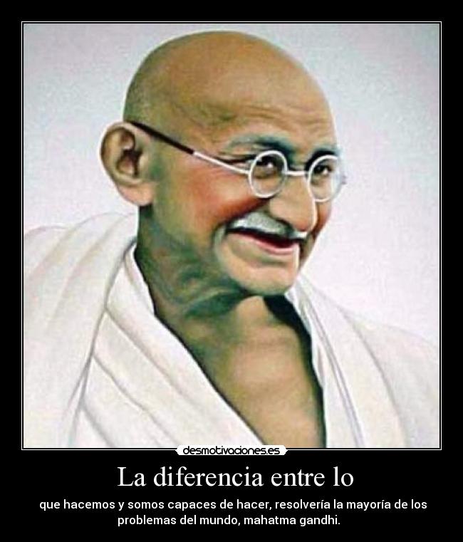 La diferencia entre lo -