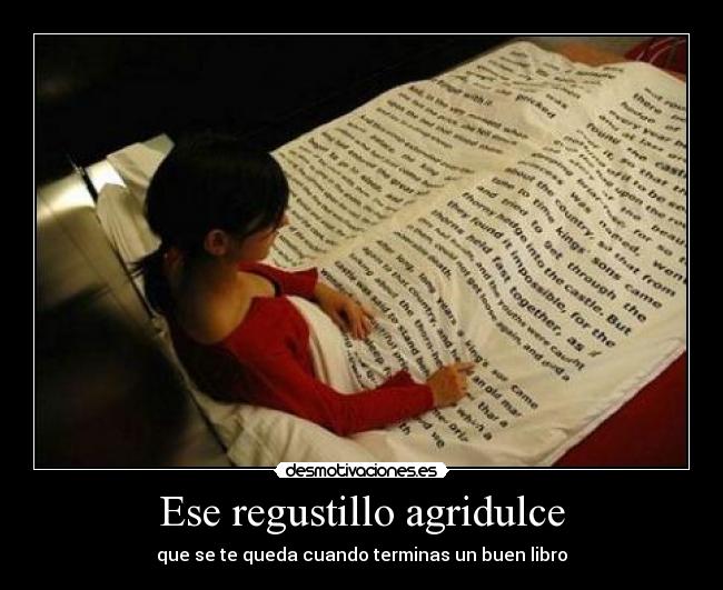 Ese regustillo agridulce -