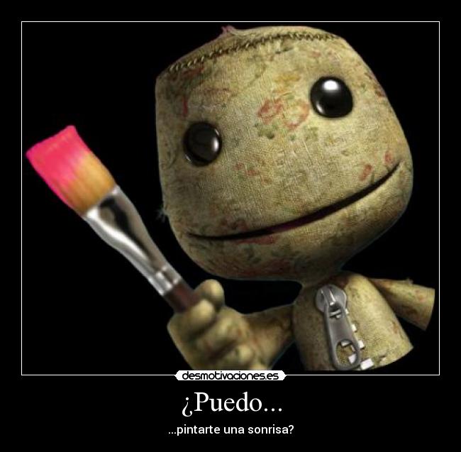 ¿Puedo... - ...pintarte una sonrisa?