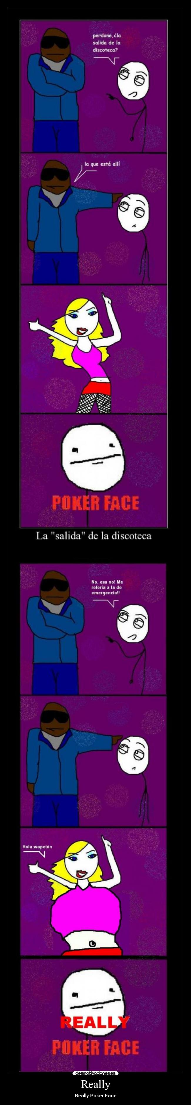 carteles really poker face desmotivaciones