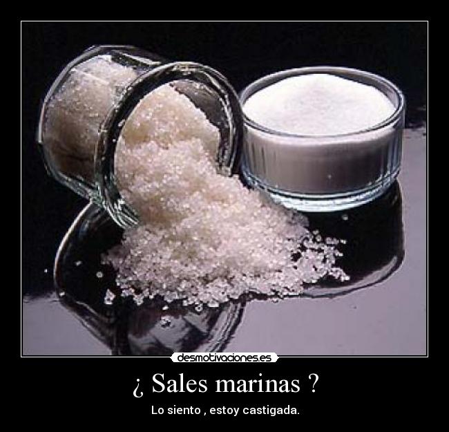 ¿ Sales marinas ? - 