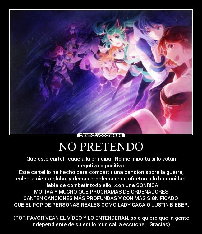 NO PRETENDO - 