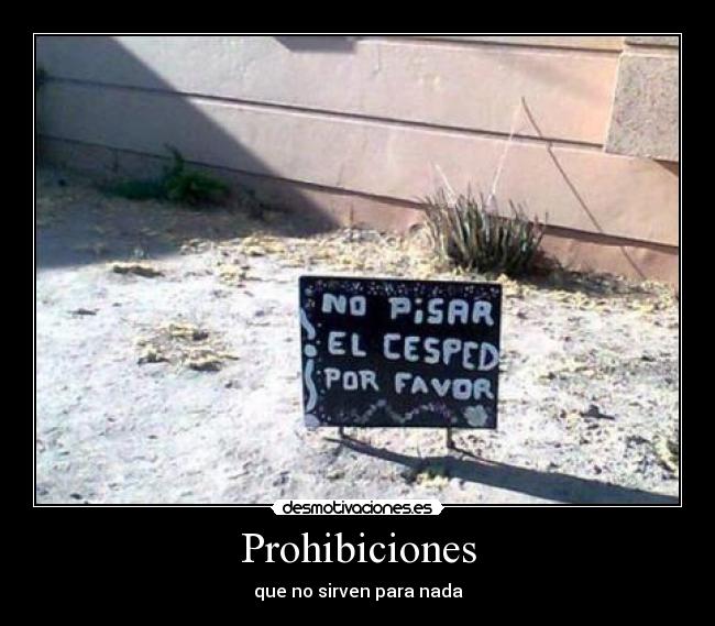 Prohibiciones -