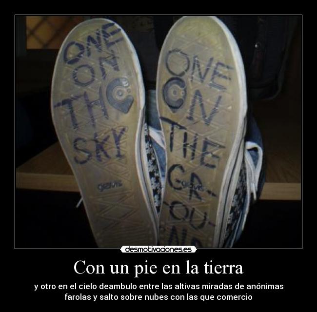Con un pie en la tierra - 