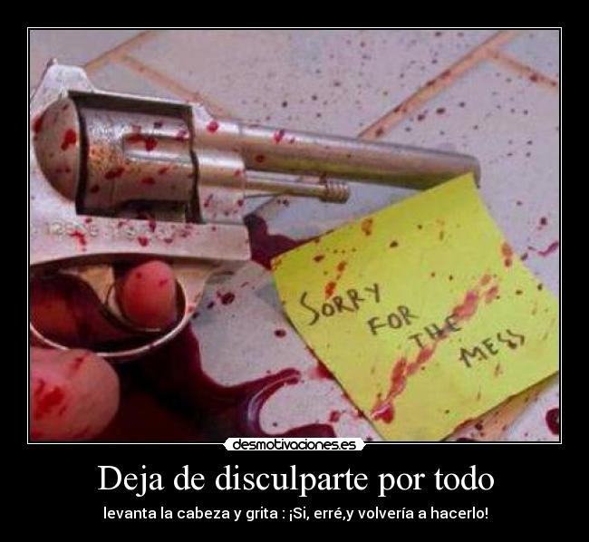 Deja de disculparte por todo - 