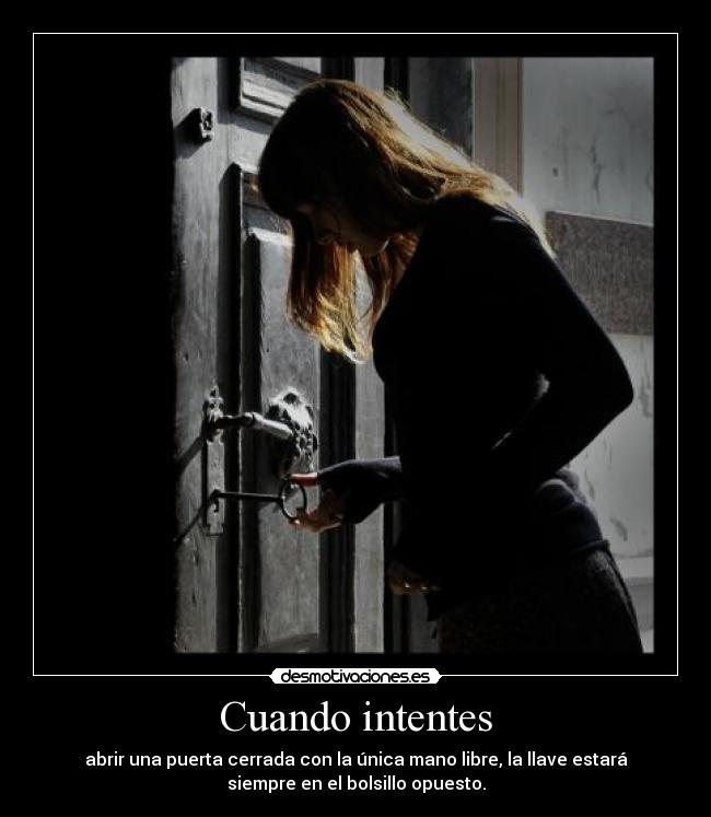 Cuando intentes -